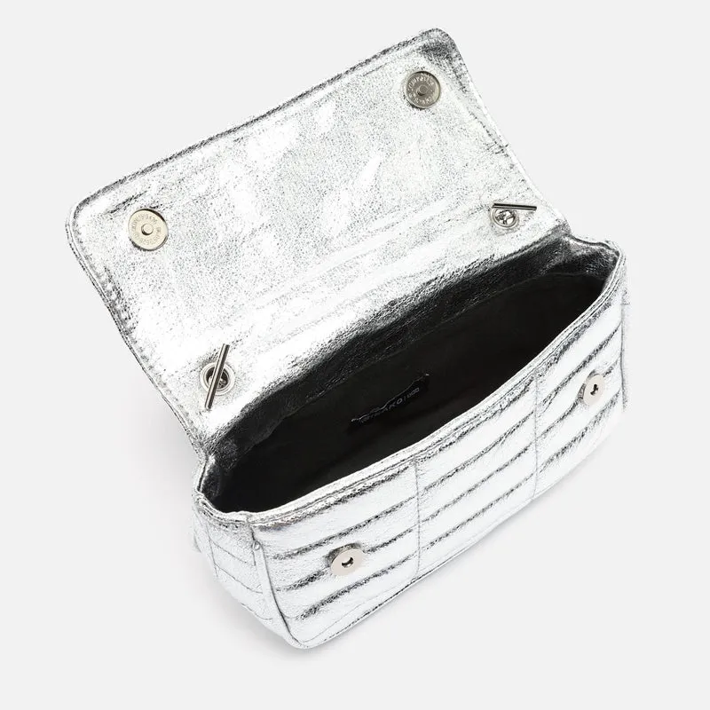 Fiore bolso bandolera de fiesta pequeño metalizado ED.