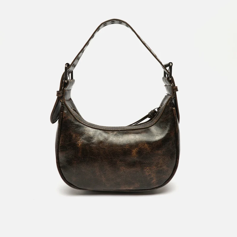 Iloas bolso de hombro con asa regulable y detalles metálicos ED.