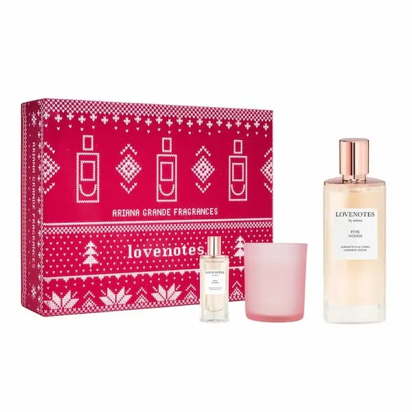 Ariana Grande Set Love Notes EDP 125 ML + 7.5 ML + Vela Aromatica 100 G (M)