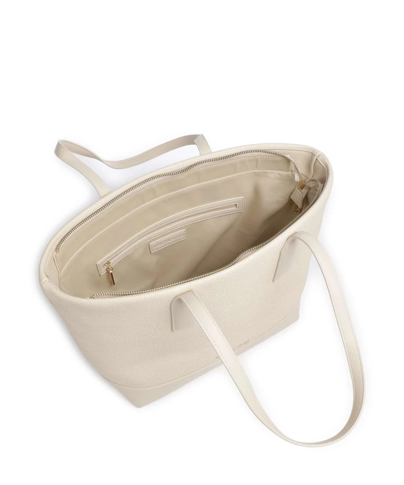 Valentino Bags Atena Re Bolsa shopping naturale/ecru