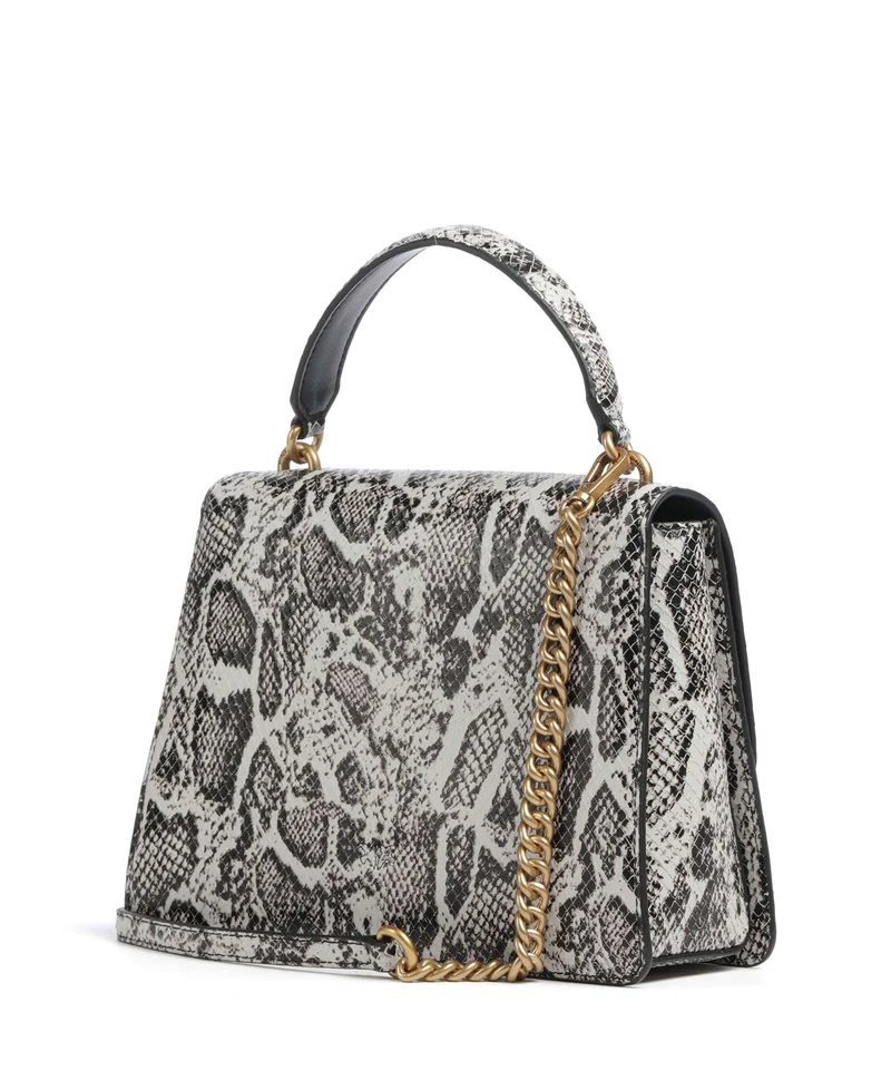 Pinko Love One Classic Bolso de mano roccia/nero/antique gold