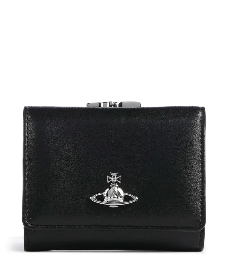 Vivienne Westwood Frame Smooth Small Monedero black