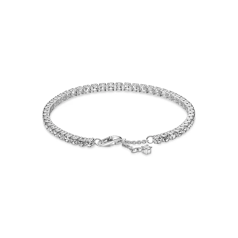 Pandora Timeless 925 Sterling Silver Sparkling Tennis Bracelet 591469C01-16 (Length: 16.00 cm)