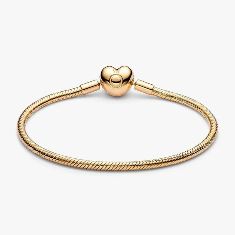 Pandora Moments Gold Plated Bracelet 563050C00-17
