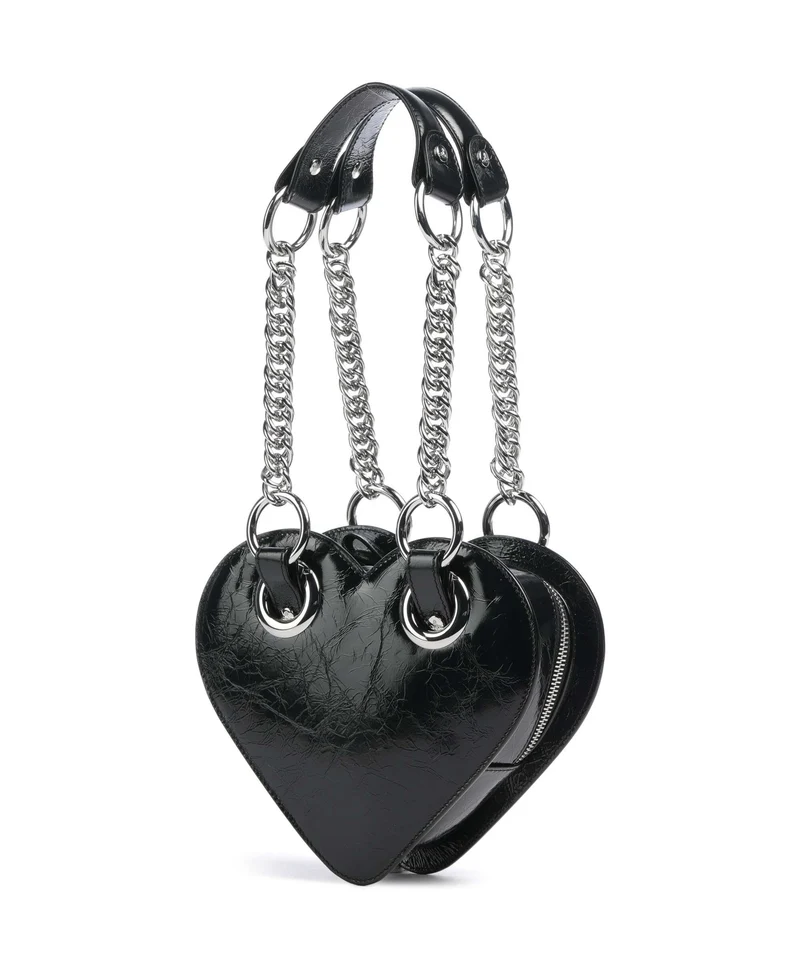 Vivienne Westwood Juliet Heart Naplak Bolso de mano black