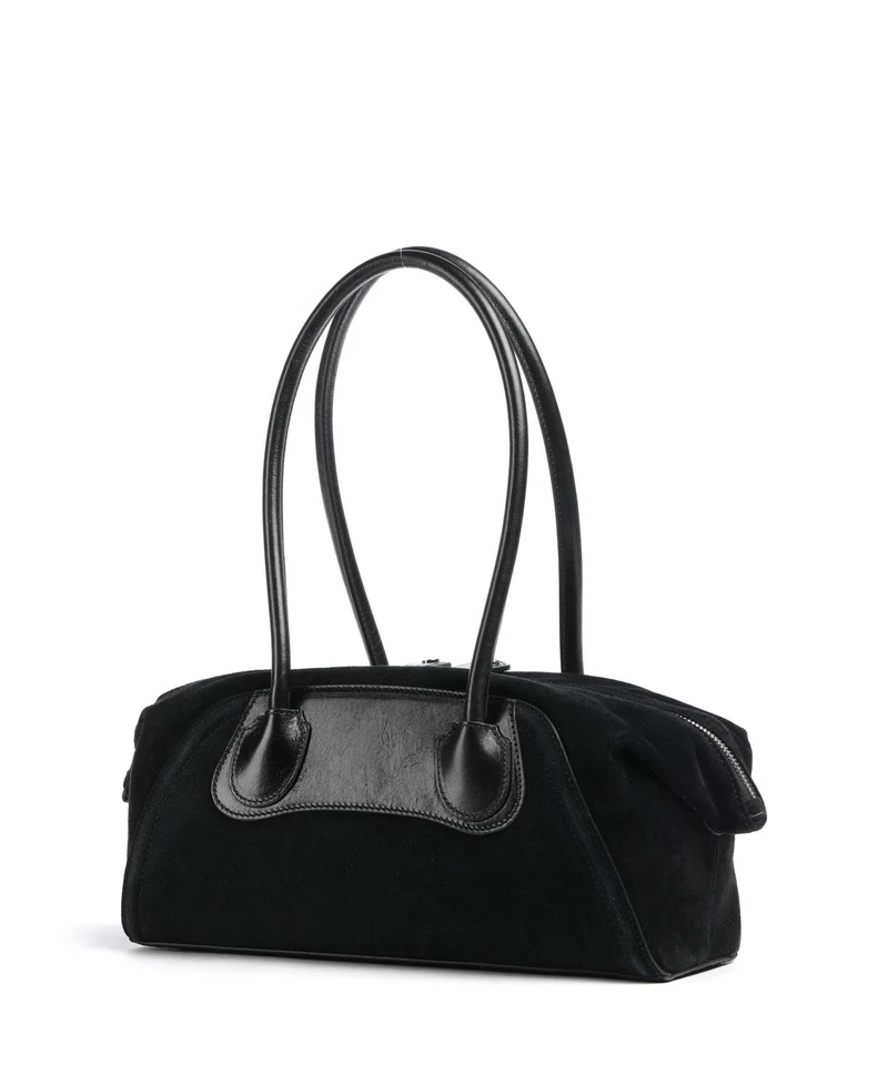 Vivienne Westwood Shirley Suede Small Bolso de hombro black