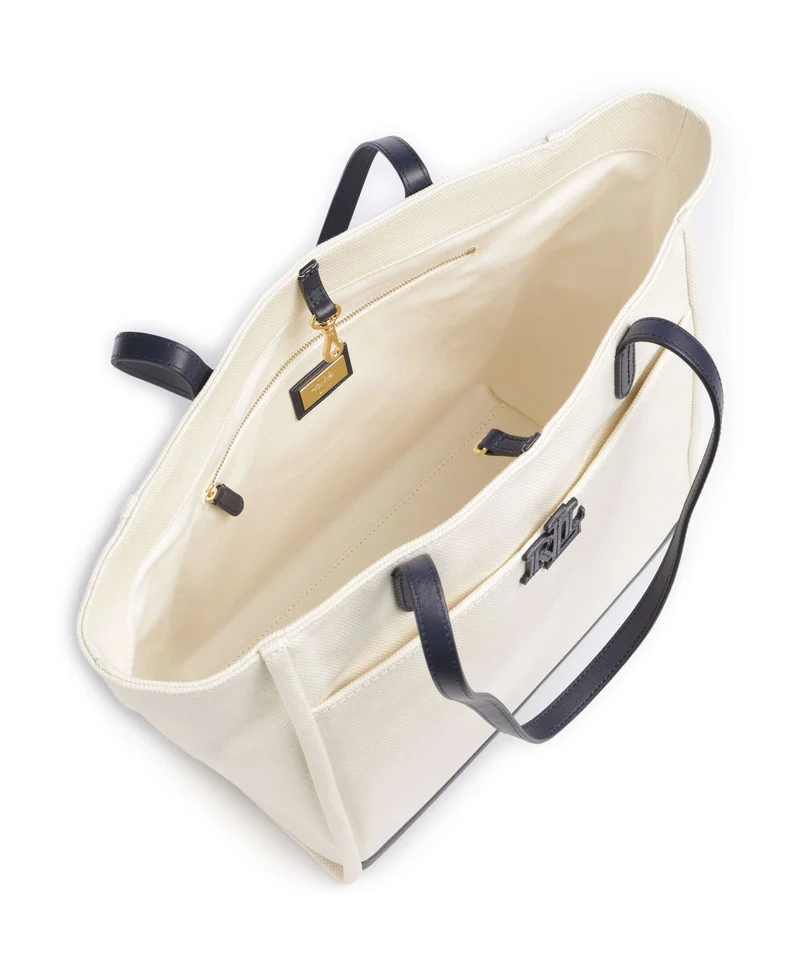 Lauren Ralph Lauren Cameryn Large Bolsa shopping natural/refined navy