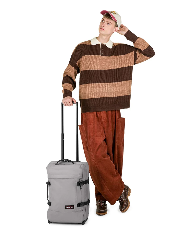 Eastpak Tranverz S Bolso de viaje con ruedas pebble grey