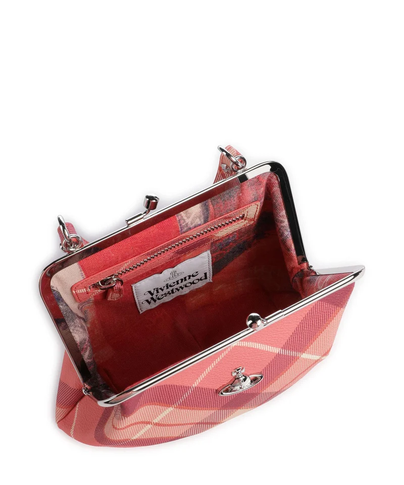 Vivienne Westwood Granny Frame Buccia D'Arancia Bolso de mano fraser pink