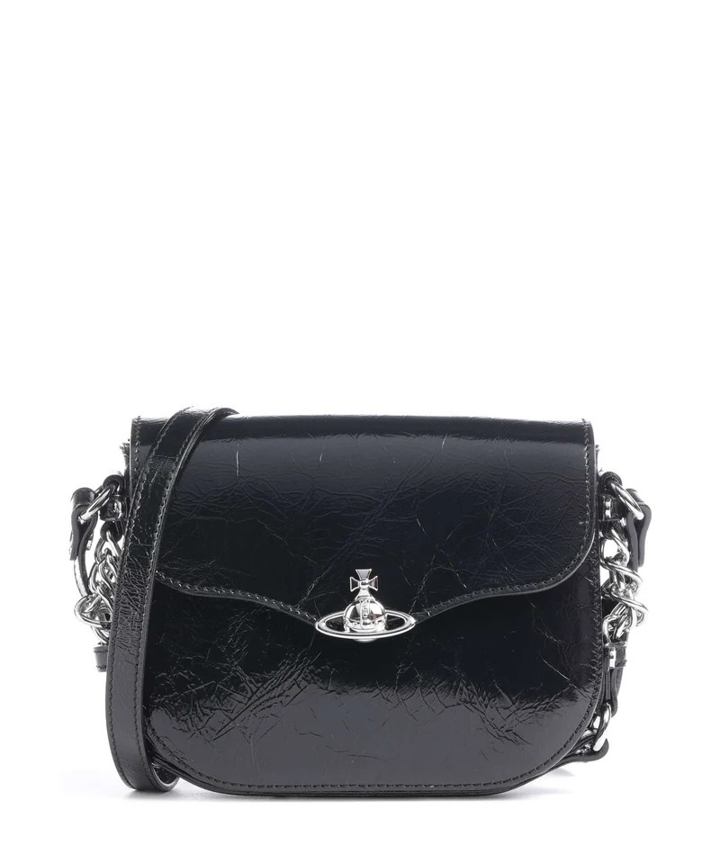 Vivienne Westwood Hunter Naplak Bolso de hombro black