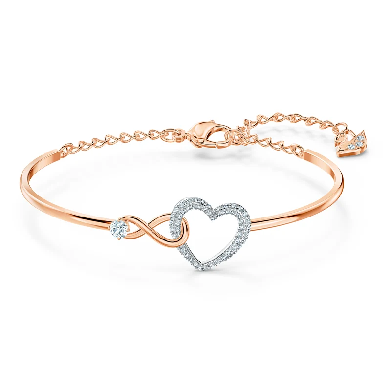 Swarovski Infinity Bangle 5518869 (Length: 14.00-18.50 cm)