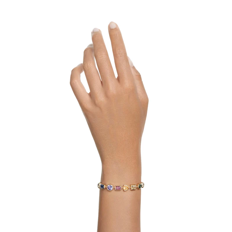 Swarovski Stilla Gold-coloured Bracelet 5662925 (Length: 16.00 - 20.00 CM)