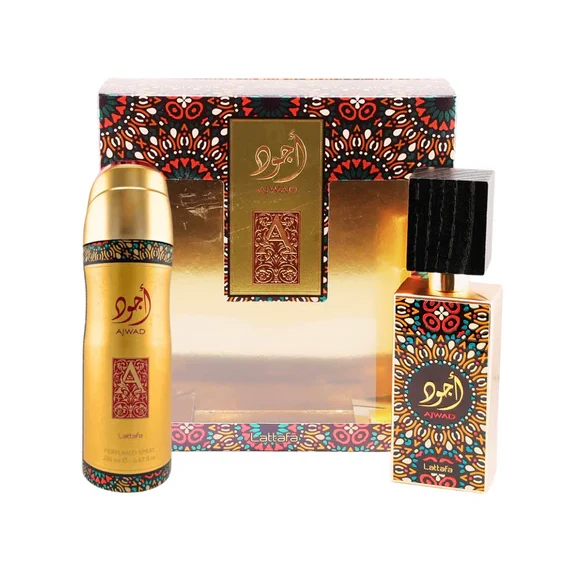 Lattafa Ajwad Lattafa EDP 60 ML + DEO 200 ML (U)