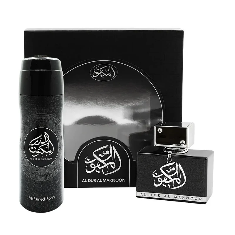 Lattafa Al Dur al Maknoon EDP 100 ML + Body Spray 200 ML