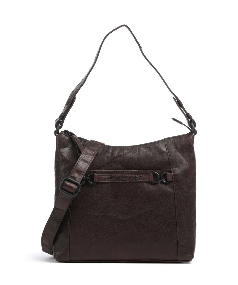 Spikes & Sparrow Bronco Delphie Bolso de hobo dark brown
