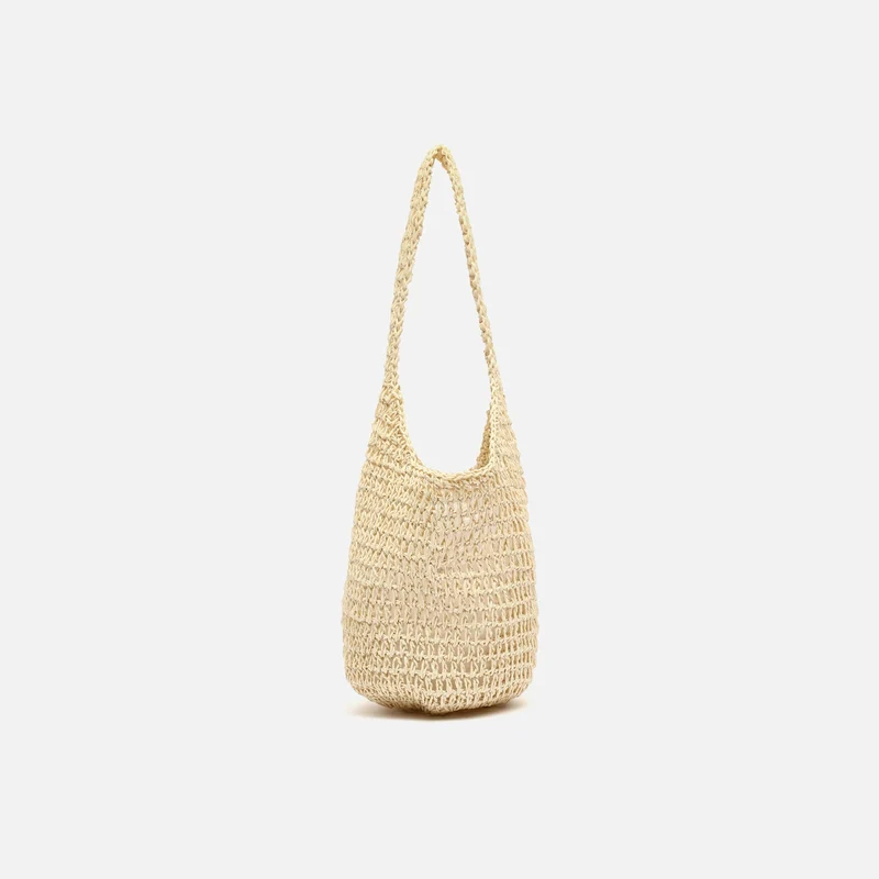 Legi bolso de hombro efecto rafia ED.