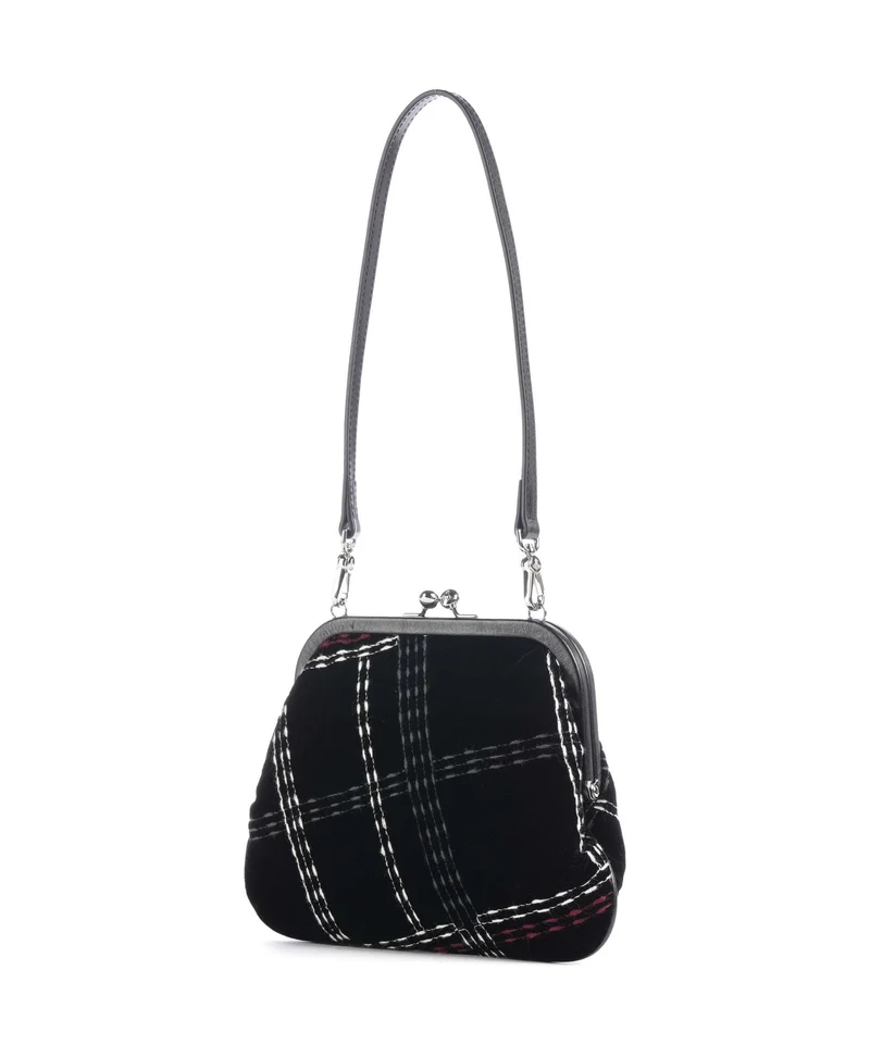Vivienne Westwood Vivienne Velvet Check Bolso de hombro black/multicolor