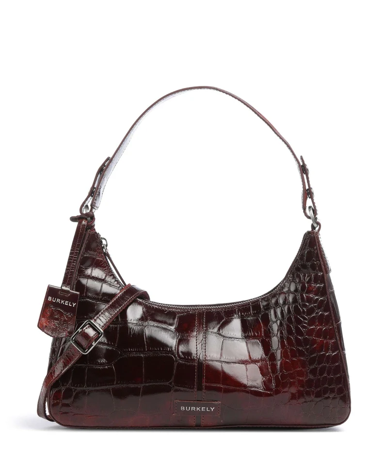 Burkely Cool Colbie Bolso de hombro burgundy patent