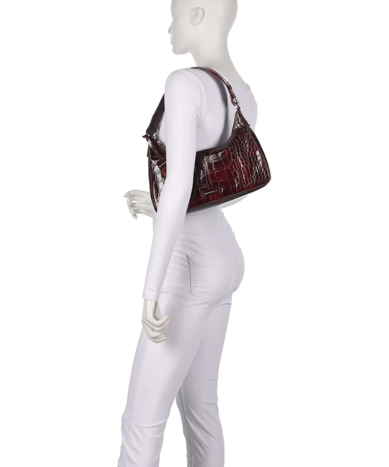 Burkely Cool Colbie Bolso de hombro burgundy patent