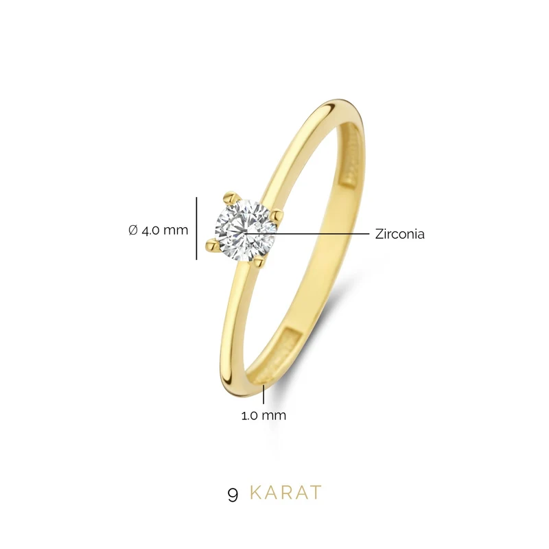 Beloro Jewels Monte Napoleone Stella 9 karaat ring BO330002-50