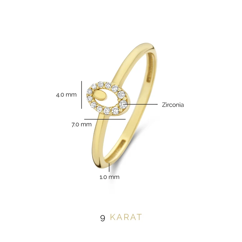 Beloro Jewels Monte Napoleone Leontina 9 karaat ring BO330004-54