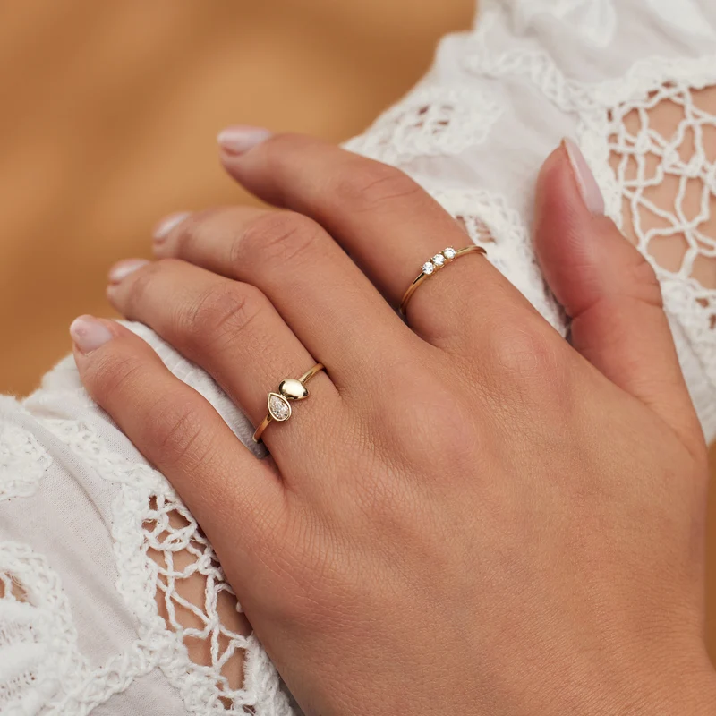 Beloro Jewels Monte Napoleone Stella 9 karaat ring BO330003-56