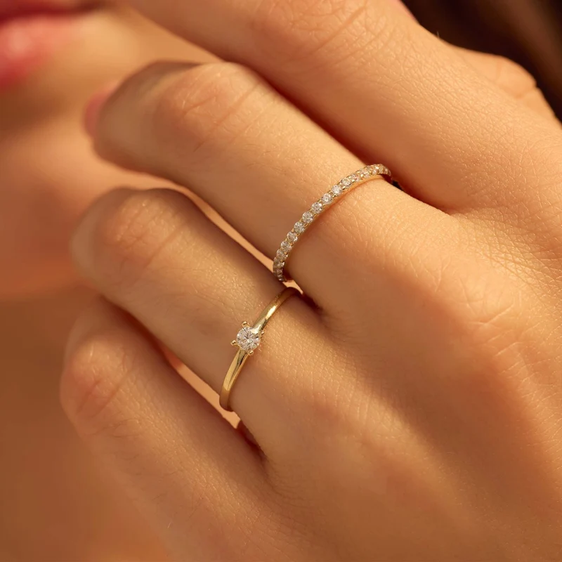 Beloro Jewels Monte Napoleone Stella 9 Karat Gold Ring BO330042-52