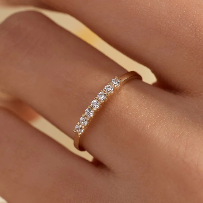 Beloro Jewels Monte Napoleone Stella 9 karaat ring met zirconia stenen BO330054-56