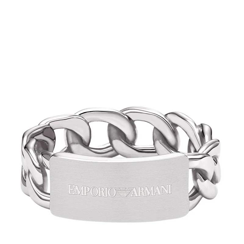 Emporio Armani Stainless Steel Men's Ring EGS3305040-11
