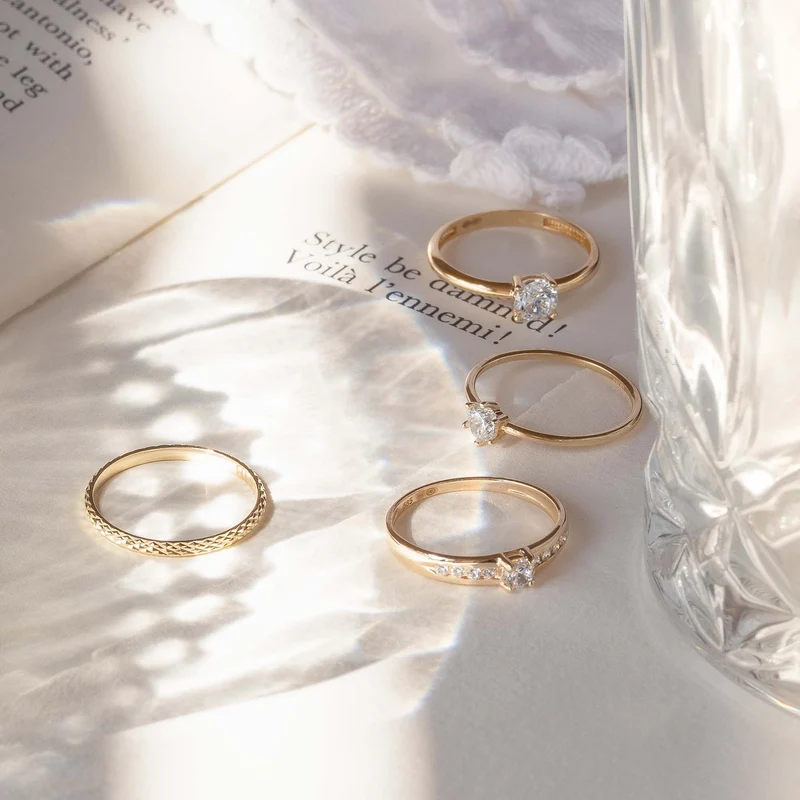 Isabel Bernard Le Marais Soleil 14 Karaat Gouden Ring IB330068-50 (Maat: 50)