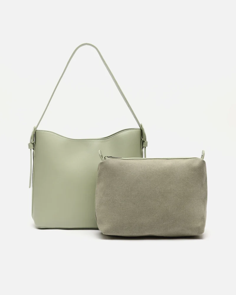 Ficon bolso de hombro con bolsa en el interior y asa bandolera extraíble ED.