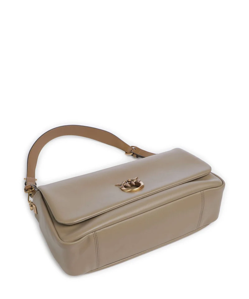 Pinko Click Soft Horizontal Bolso de hombro marrone/caramella/antique gold