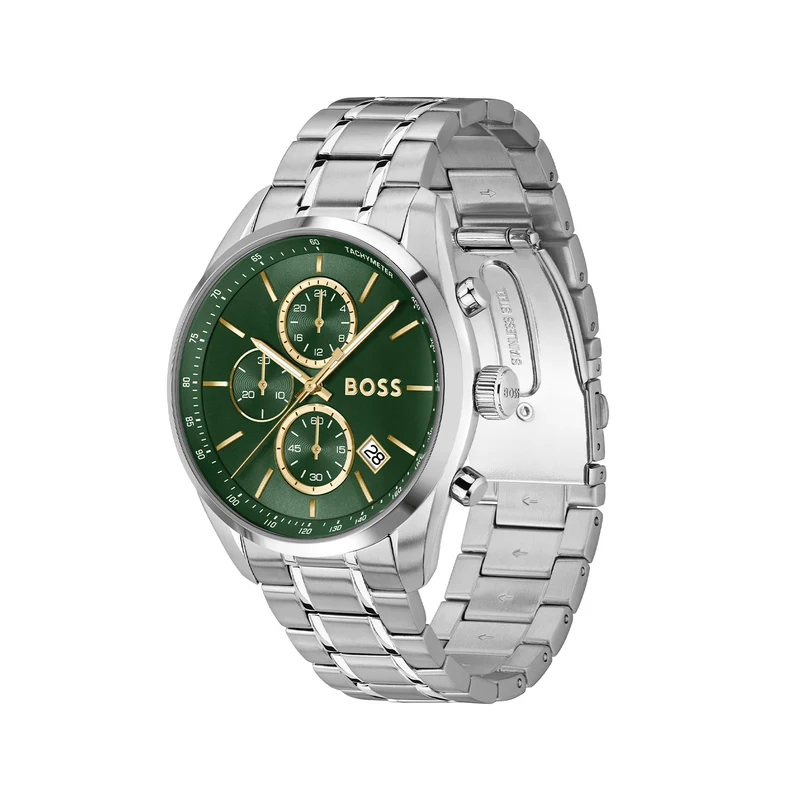 Hugo Boss Grand Prix 44 Silver Men's Watch HB1514266