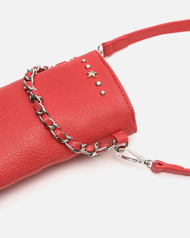 Yakus-1 bolso bandolera mini para móvil con detalles metálicos ED.