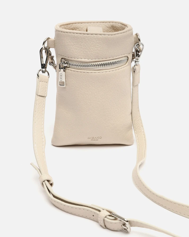 Yakus-1 bolso bandolera mini para móvil con detalles metálicos ED.