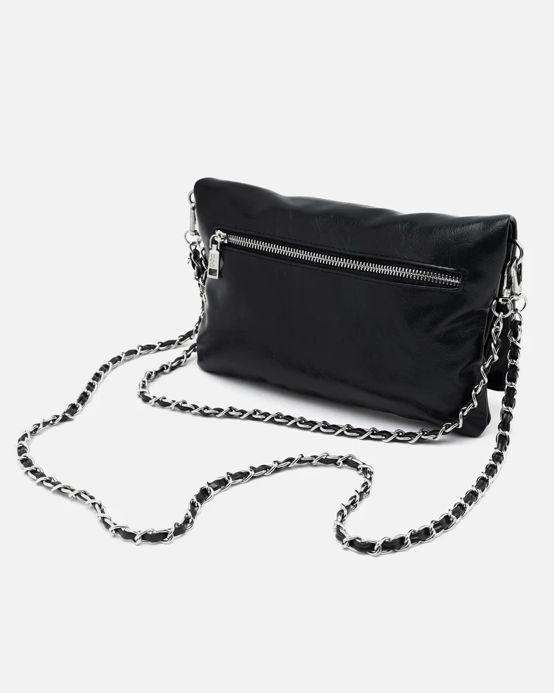 Erosa bolso de hombro pequeño con asa bandolera extraíble y detalles metálicos ED.