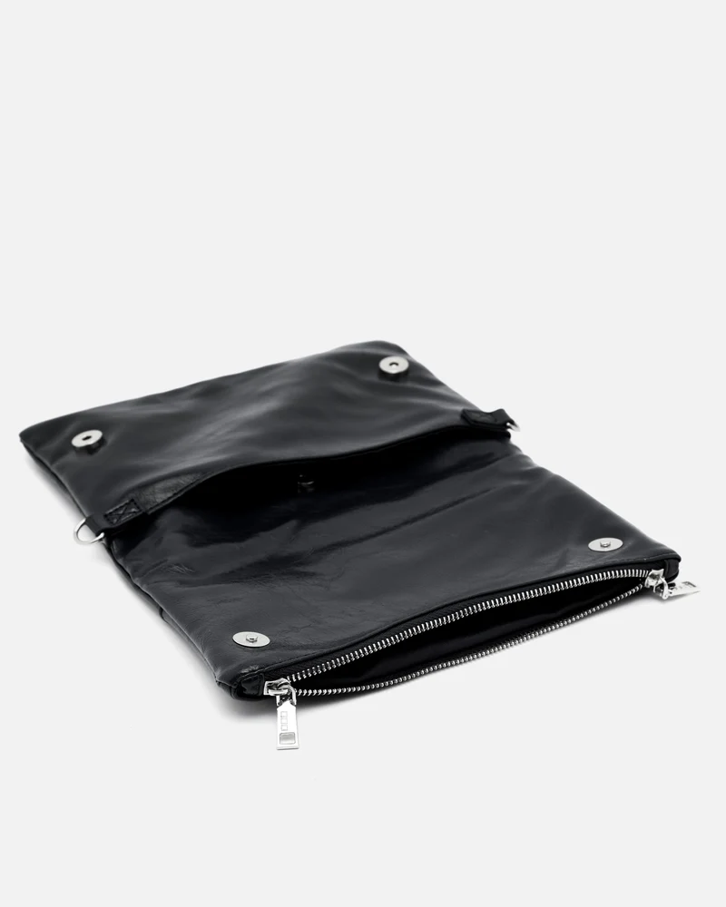Erosa bolso de hombro pequeño con asa bandolera extraíble y detalles metálicos ED.
