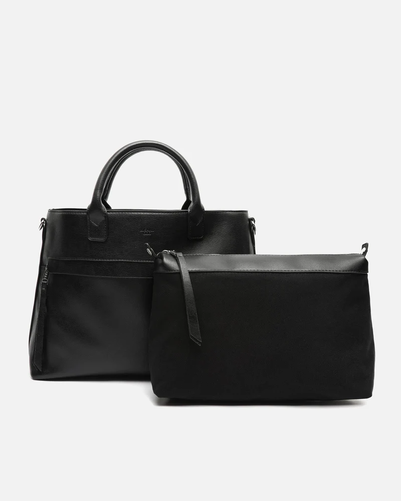 Nestoria bolso tote mediano con bolsa interior y asa bandolera extraíble ED.