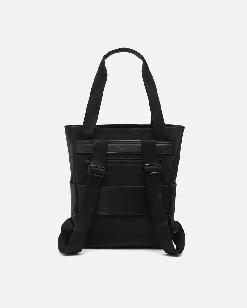 Dominica mochila grande en nylon con bolsillo para portátil (14") y asa de hombro
