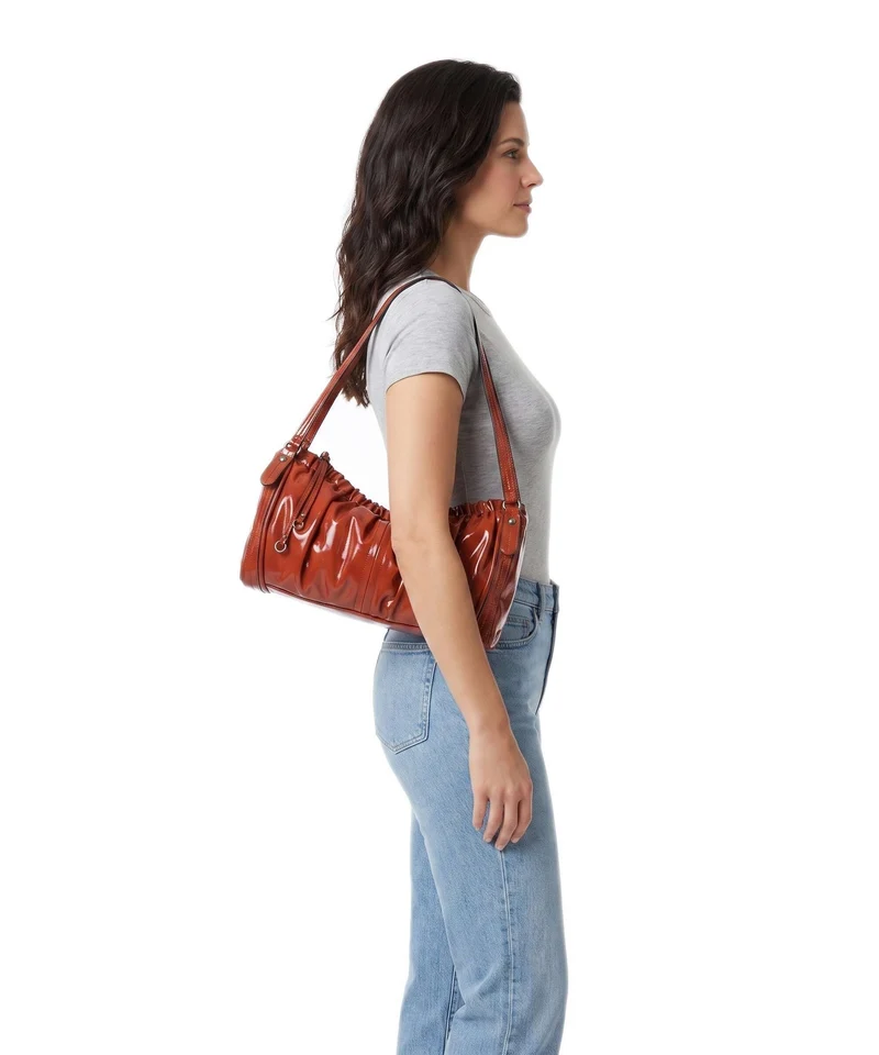 Liebeskind Faye Shiny M Bolso de hombro red rock
