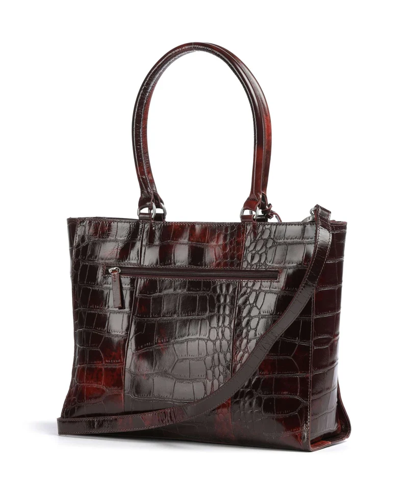 Burkely Cool Colbie Bolsa shopping burgundy patent