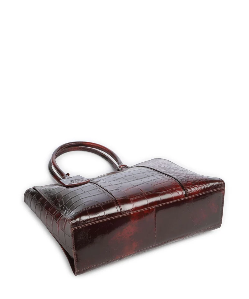 Burkely Cool Colbie Bolsa shopping burgundy patent