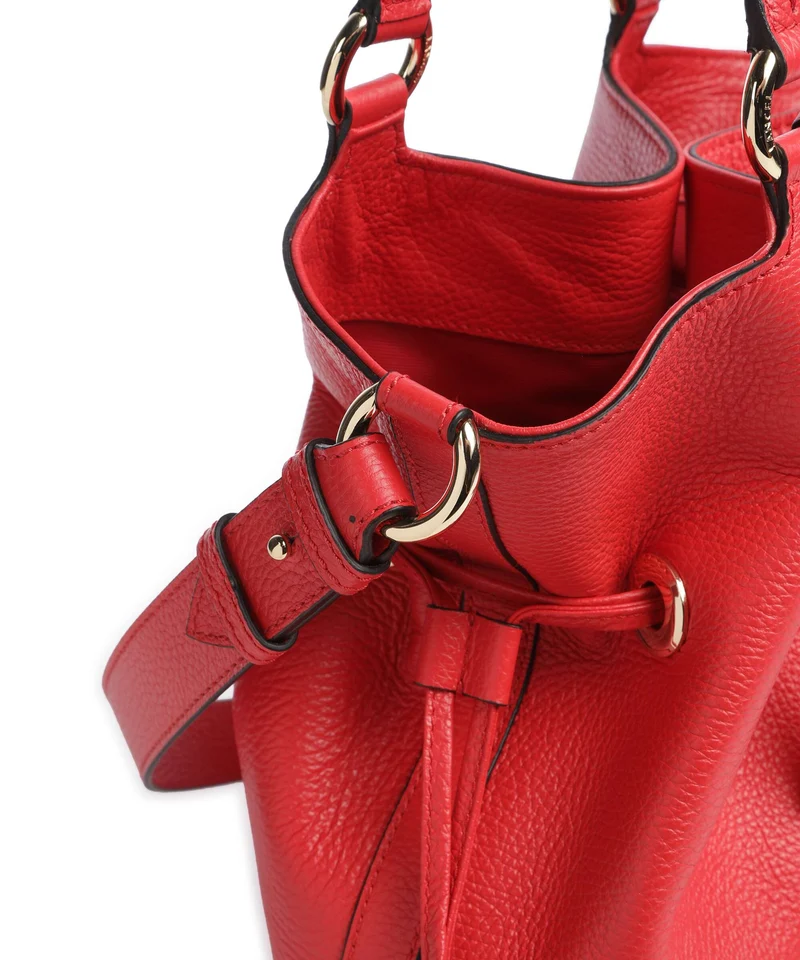 Lancel Premier Flirt M Bucket bolso de mano kiss red