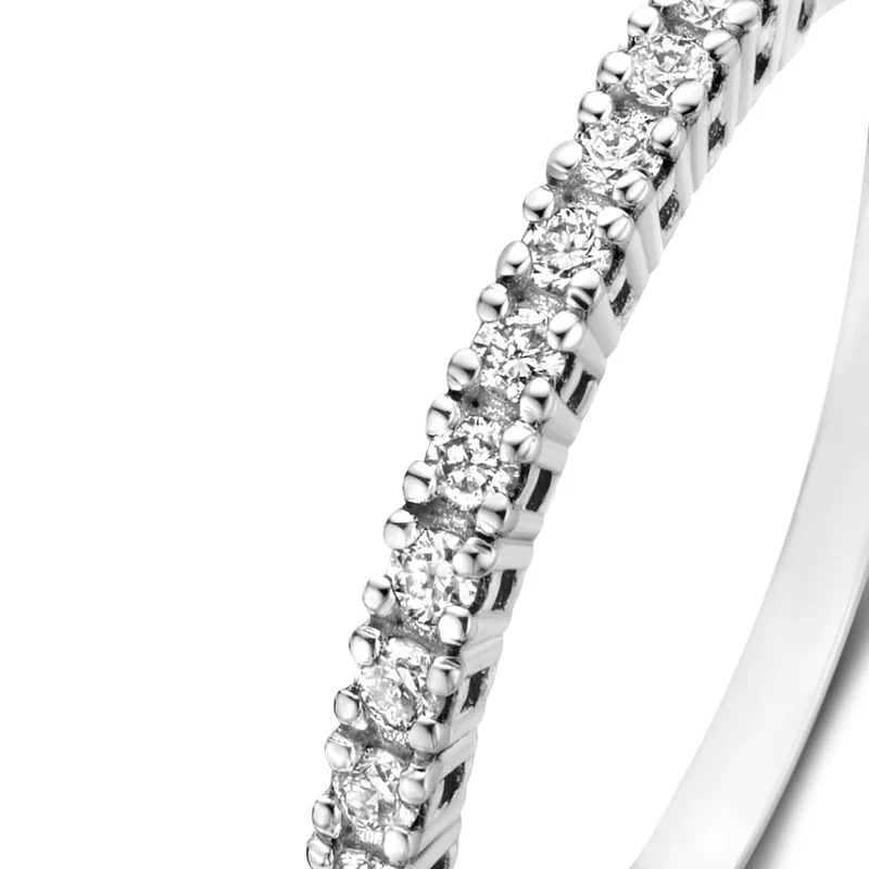 Isabel Bernard De la Paix Madeline 14 Karaat Witgouden Ring | Diamant 0.14 ct | IBD330021-50