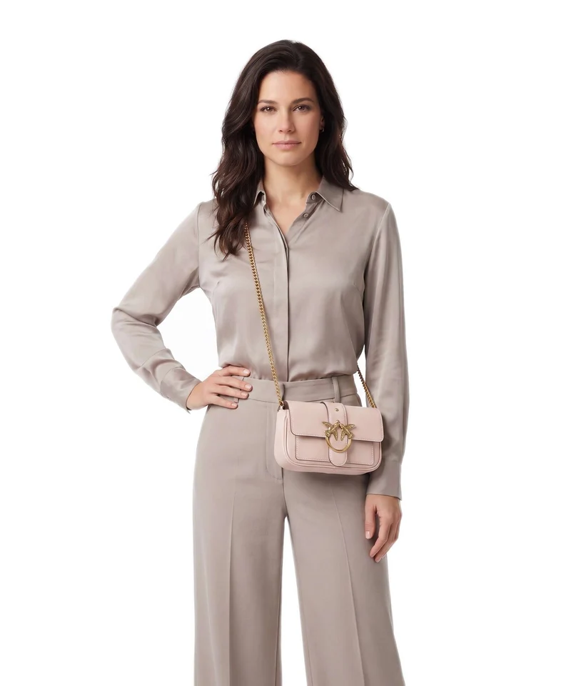 Pinko Love One Pocket Monedero rosa cammeo/antique gold