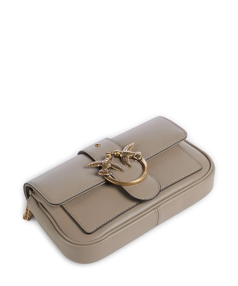 Pinko Love One Pocket Monedero grigio talpa/antique gold