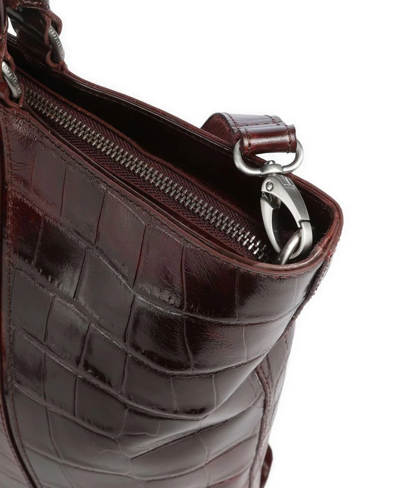 Burkely Cool Colbie Bolsa shopping burgundy patent