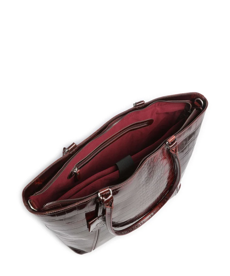 Burkely Cool Colbie Bolsa shopping burgundy patent