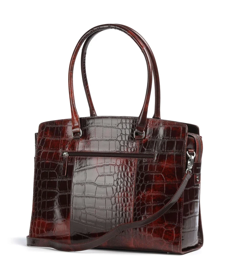 Burkely Cool Colbie Bolsa shopping burgundy patent