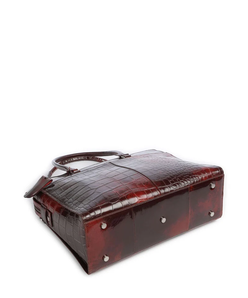 Burkely Cool Colbie Bolsa shopping burgundy patent